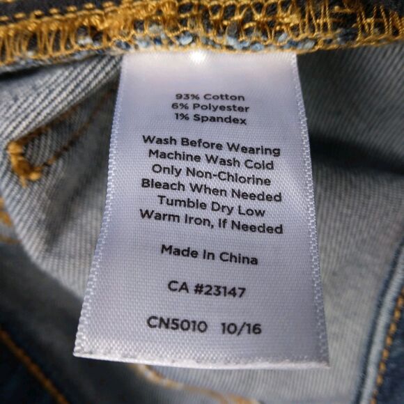 Talbots Flawless Five Pocket Crop Jeans Medium Wash Mid Rise Casual Women's 8 - Picture 6 of 10